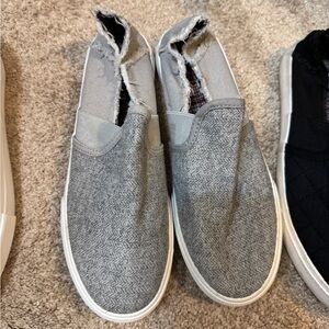 Gray Slip-On Sneakers